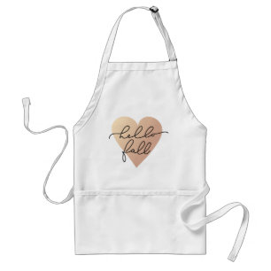 Hej Fall Kärlek Heart Förkläde
