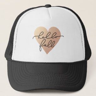 Hej Fall Kärlek Heart Keps