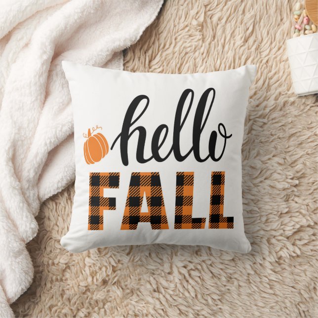 Hej Fall Kudde (Filt)