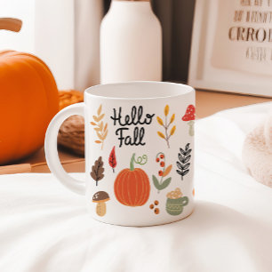 Hej Fall Lycklig höst Kaffemugg