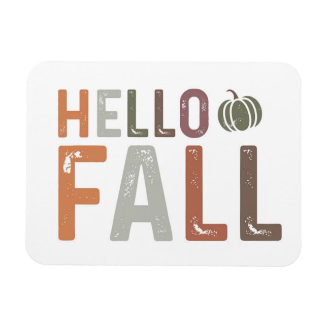 Hej Fall Magnet (Horisontell)