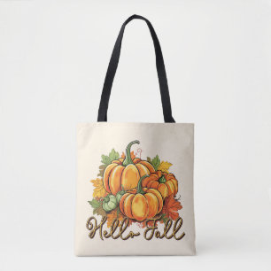 Hej Fall - Mysigt Pumpkin Patch Tygkasse