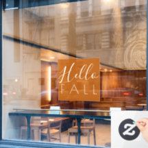 Hej Fall Orange - minimalistisk höst
