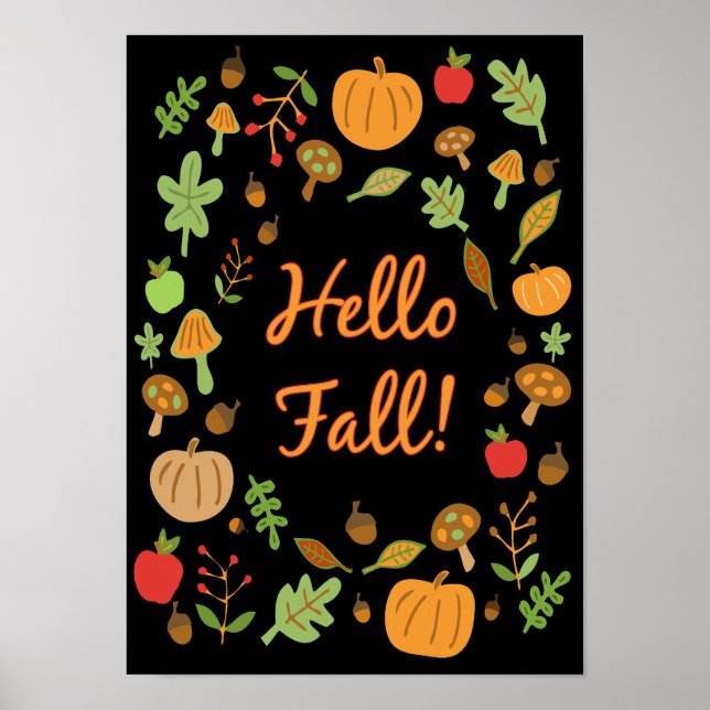Hej Fall! Poster (Framsidan)