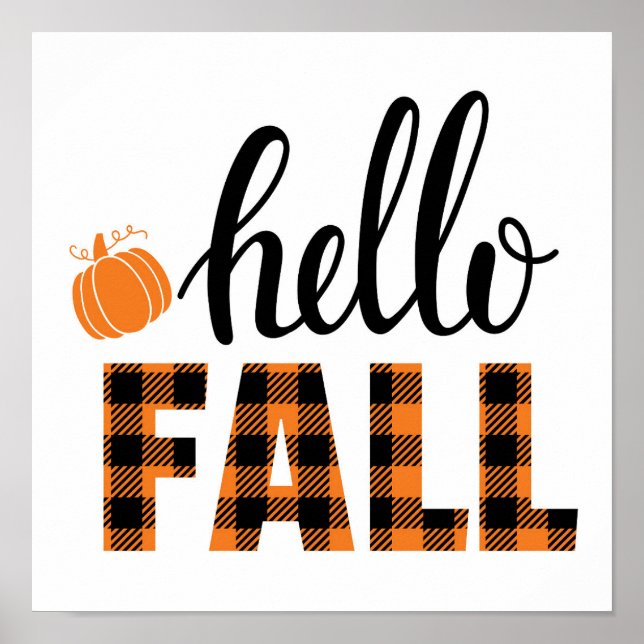 Hej Fall Poster (Framsidan)