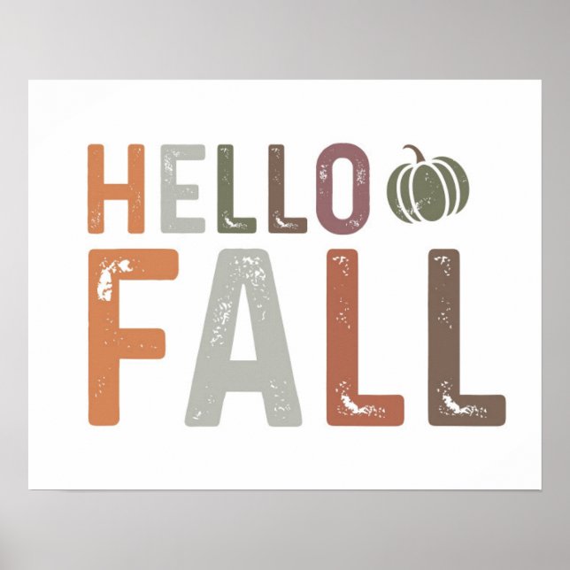 Hej Fall Poster (Framsidan)