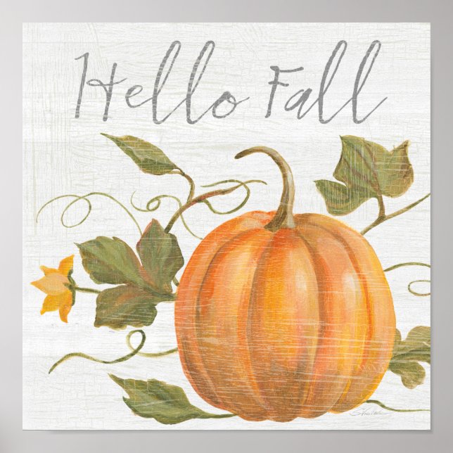 Hej Fall Poster (Framsidan)