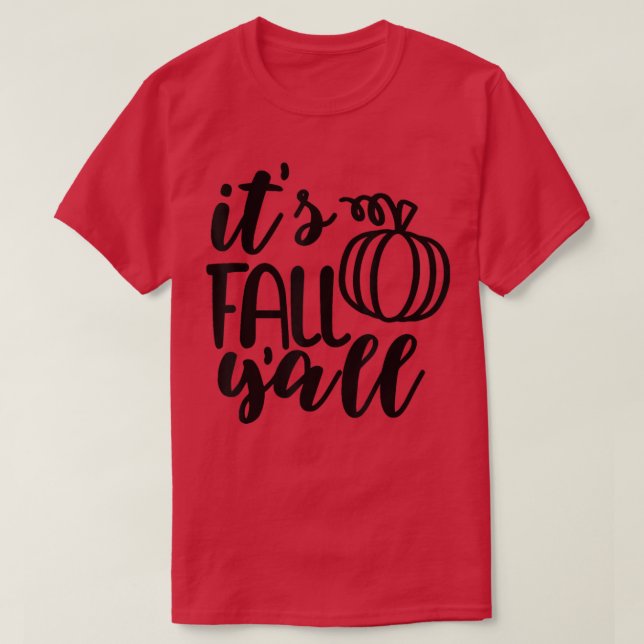 Hej Fall Pumpkin Kärlek Fall YAll Autumn Pumpkin L T Shirt (Design framsida)