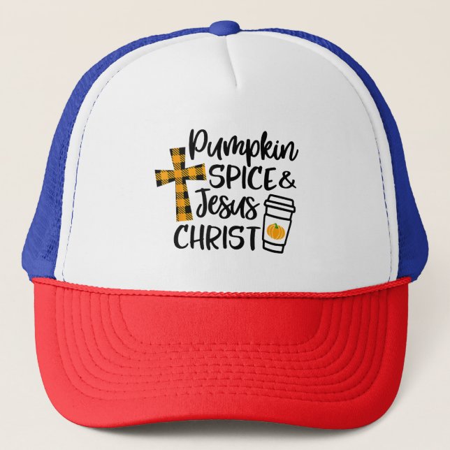 Hej Fall Pumpkin Spice & Jesus Kristus Fall Chris Keps (Framsida)