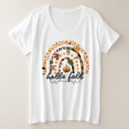 Hej Fall Pumpkin Trendig T Shirt
