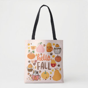 Hej Fall Pumpkins Tygkasse