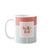 Hej Fall Retro Typography Stripe