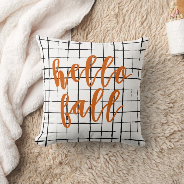 Hej Fall Rustic Kudde (Filt)