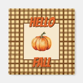 Hej Fall-Rustic Play Pumpkin Säsong Magnet