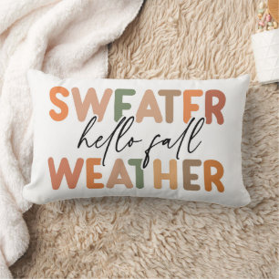 Hej Fall Sweater Weather Lumbarkudde