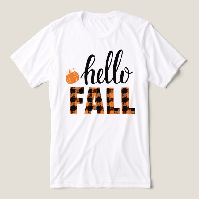 Hej Fall T Shirt (Design Framsida)
