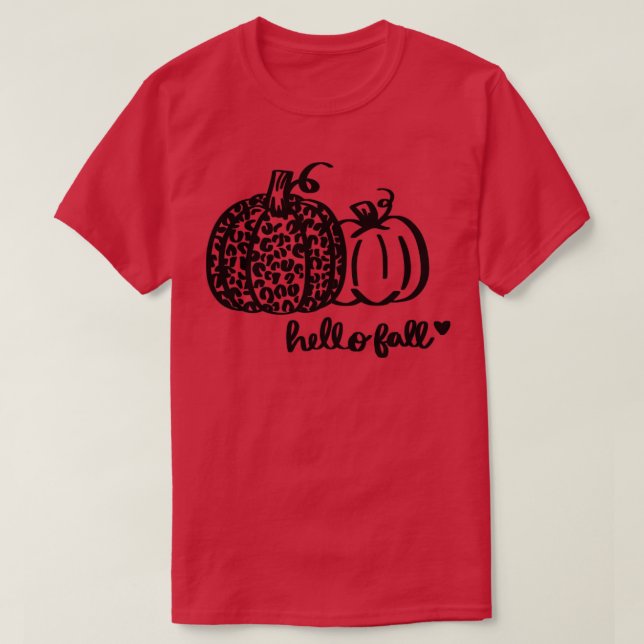 Hej Fall T Shirt (Design framsida)