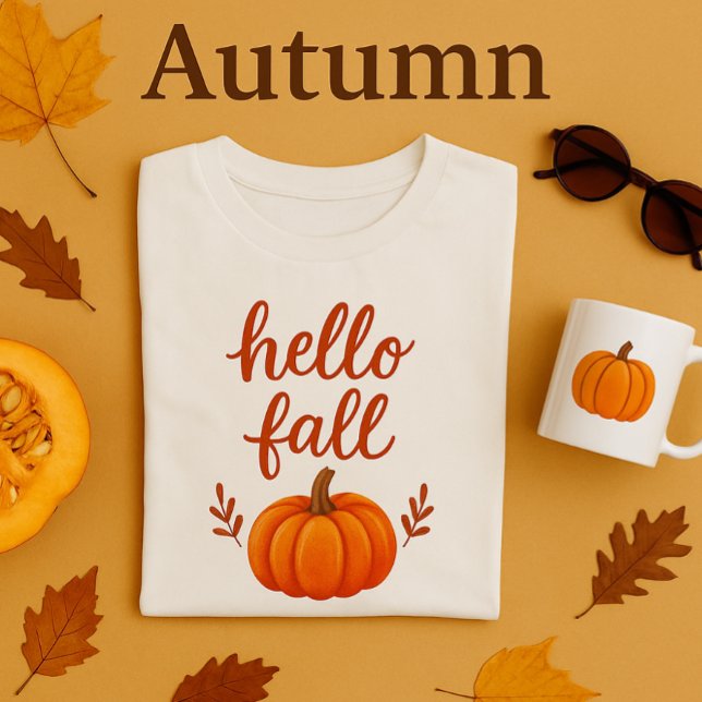 Hej fall t-shirt (Skapare uppladdad)