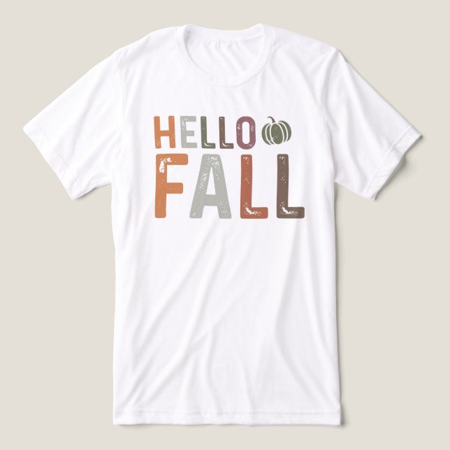 Hej Fall T Shirt (Design Framsida)