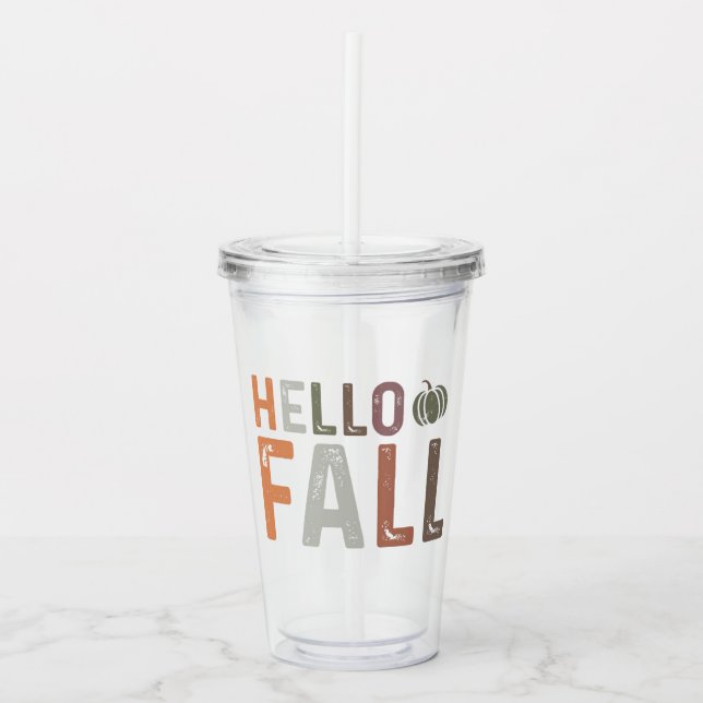 Hej Fall Take Away Mugg (Framsida)