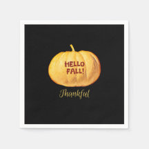 Hej FALL Thankful Gratitude Autumn Pumpkin