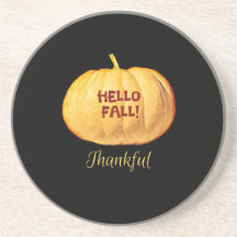 Hej FALL Thankful Gratitude Autumn Pumpkin
