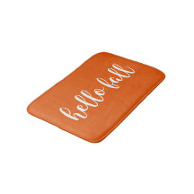 Hej Fall Trendig Typography Warm Orange