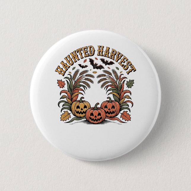 Hej Fall Vibes Pumpkin Knapp (Framsida)