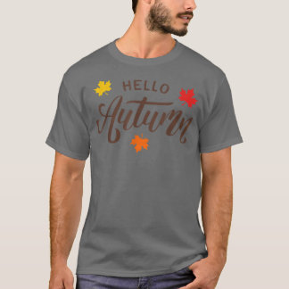 Hej faller under höstens höstminskning t shirt