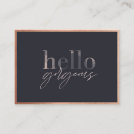 Hej, fantastisk, Tack för ditt företag Lojalitetskort