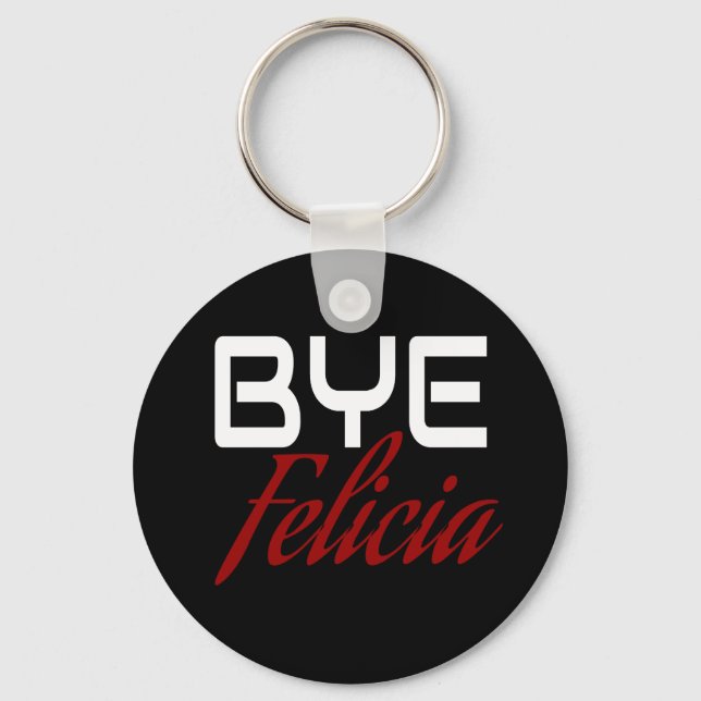 Hej Felicia Funny Nyckelring (Framsida)