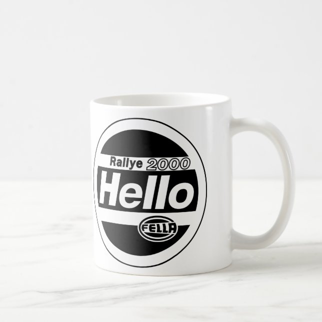 Hej Fella Rally Ljus Kaffemugg (Höger)
