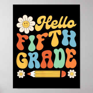 Hej femte 5:e klass tillbaka till skolan lärare ba poster