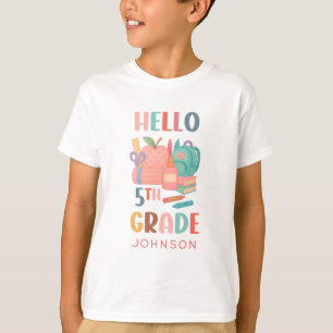 Hej Femte Klass Back to school-barnen T Shirt