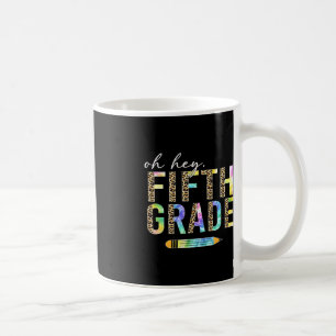 Hej, Femte Klass Back to school Studenter 5:e Gra Kaffemugg