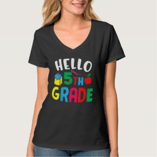 Hej Femte Klass Cute 5th Klass 1 T Shirt