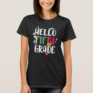 Hej Femte Klass Cute 5th Klass T Shirt