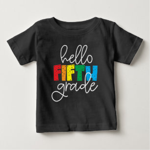 Hej Femte Klass - Roligt Back to school Lärare T Shirt