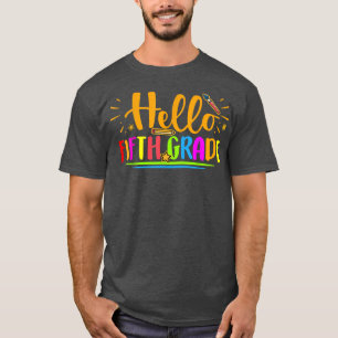 Hej Femte Klass-sjön 5:e Klass Back to school T Shirt