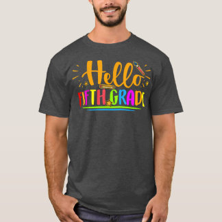 Hej Femte Klass-sjön 5:e Klass Back to school T Shirt