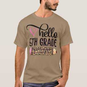 Hej Femte Klass-teamet femte Klass-Back to school T Shirt