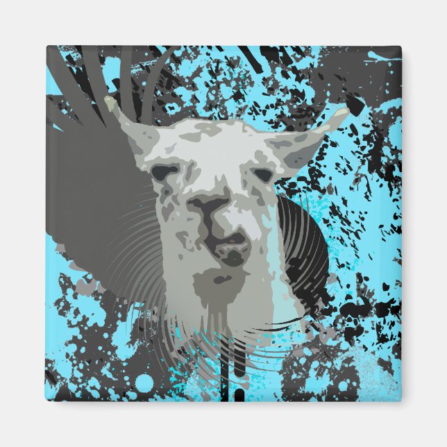 Hej-fi-llama. Magnet (Framsidan)
