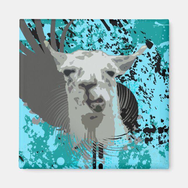 Hej-fi-llama. Magnet (Framsidan)