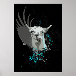 Hej-fi-llama. Poster