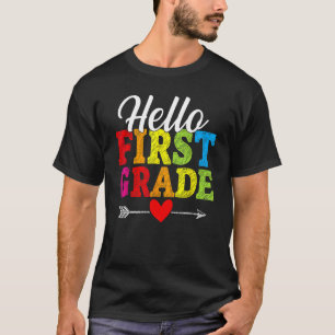 Hej First Klass Back to school Lärare Student H T Shirt
