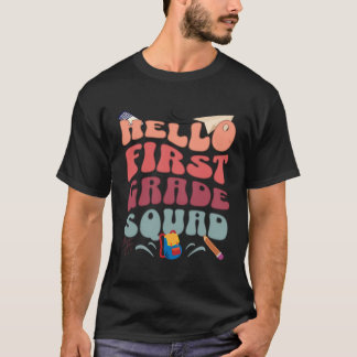 Hej First Klass Squad Back to school Teacher St T Shirt