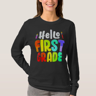 Hej First Klass Team 1:a Klass-lärarna återvänder T Shirt
