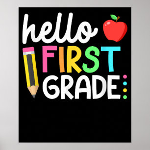 Hej First Klass Team 1st Klass Back School Unds Un Poster