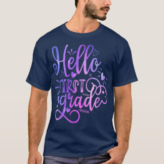 Hej First Klass Team 1st Klass Back to school Te T Shirt