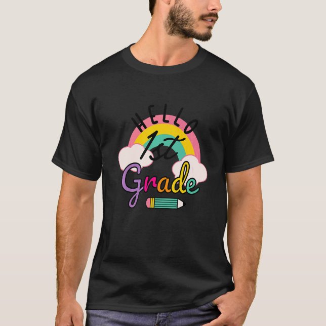 Hej First Klass Team 1st Klass Back to school Te T Shirt (Framsida)